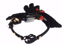 Diadem Headband Tiara Berry Fruit Crystal Bow Hair 5