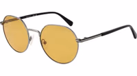 Silver Metal Sunglasses 1