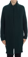Green Knitted Cashmere Cardigan 1