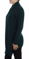 Green Knitted Cashmere Cardigan 2