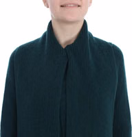 Green Knitted Cashmere Cardigan 4