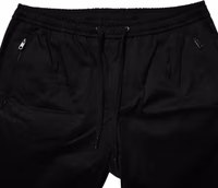 Black Cotton Stretch Jogger Sweatpants Pants 4