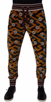 Multicolor Logo Monogram Jogger Sweatpants Pants 1