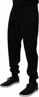 Black Cotton Blend Jogger Sweatpants Pants 2