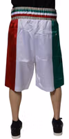 Multicolor Italia Polyester Bermuda Shorts 3