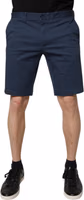 Blue Cotton Mid Waist Men Bermuda Shorts 1