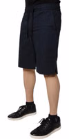 Dark Blue Cotton Bermuda Sweatshorts Shorts 2
