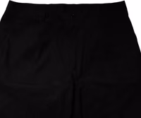 Black Cotton Stretch Mid Waist Bermuda Shorts 4