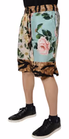 Multicolor Floral Print Men Bermuda Shorts 2