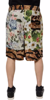 Multicolor Floral Print Men Bermuda Shorts 3