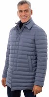 Blue Polyester Coat 2