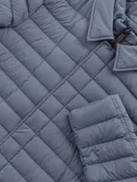 Blue Polyester Coat 4