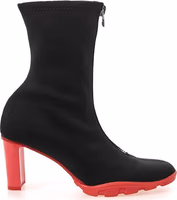Black Neoprene Ankle Boots 1