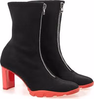 Black Neoprene Ankle Boots 3