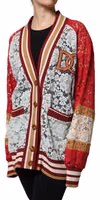 Multicolor Floral Lace Cardigan Sweater 2