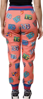 Pink Logo Monogram Jogger Sweatpants Pants 3