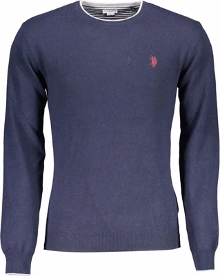 Blue Wool Men's Sweater