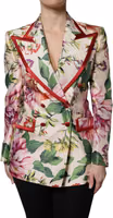 Multicolor Floral Double Breasted Jacket 1