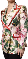 Multicolor Floral Double Breasted Jacket 2