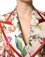 Multicolor Floral Double Breasted Jacket 4