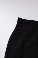 Black Cashmere Knitted Neck Warmer Foulard Scarf 2
