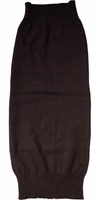 Brown Cashmere Knitted Neck Warmer Foulard Scarf 3