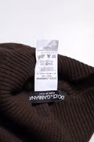 Brown Cashmere Knitted Neck Warmer Foulard Scarf 4