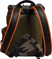 Military Green Patchwork School Backpack Bag 2