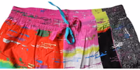 Multicolor Patchwork Mid Waist Sweatpants Pants 4