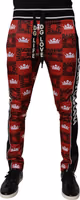 Red Crown Logo Monogram Men Sweatpants Pants 1
