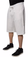 White Cotton Sweatshorts Men Bermuda Shorts 2