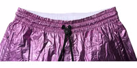 Metallic Pink Purple Two Tone Bermuda Shorts 4