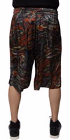 Multicolor Marble Print Trouser Bermuda Shorts 3