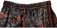 Multicolor Marble Print Trouser Bermuda Shorts 4