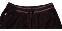 Maroon Cotton Logo Plaque Men Bermuda Shorts 4