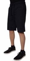 Black Cotton Sweatshorts Men Bermuda Shorts 2