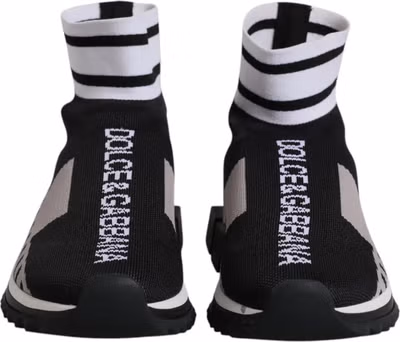 Black Gray Sorrento Socks Women Sneakers Shoes