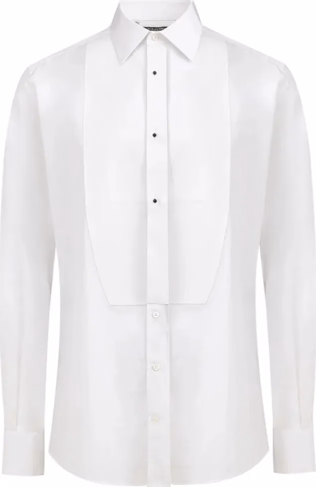 White Cotton Dress Shirt
