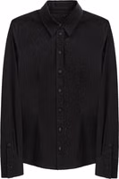 Black Cotton Dress Shirt 1