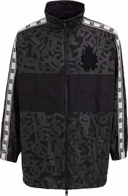 Black Polyester Shell Jacket