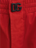 Red Polyamide Athletic Pants 4