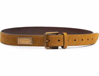 Brown Leather Regular Belt 1