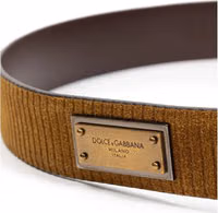 Brown Leather Regular Belt 3