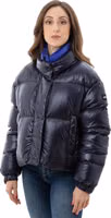 Blue Polyamide Full-Length Jacket 2