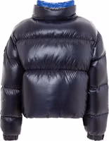 Blue Polyamide Full-Length Jacket 3