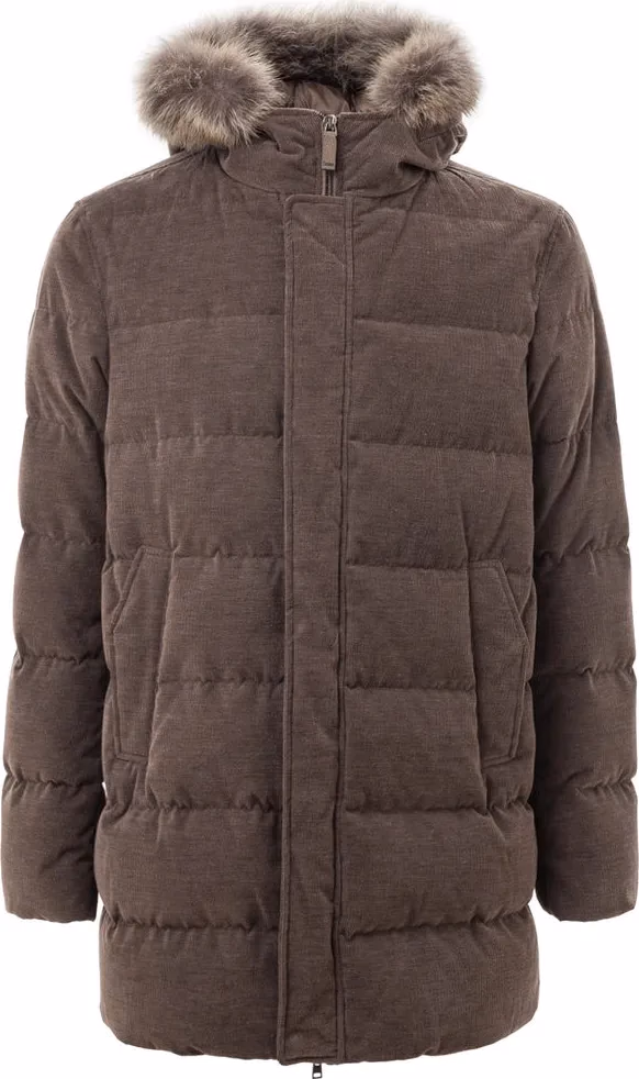 Brown Cotton Bomber