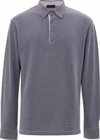 Blue Cotton Polo Shirt 1