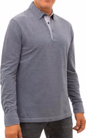 Blue Cotton Polo Shirt 2