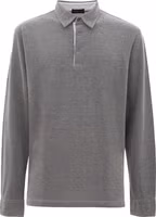 Gray Cotton Polo Shirt 1