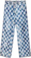 Blue Cotton Relaxed Fit Jeans 1
